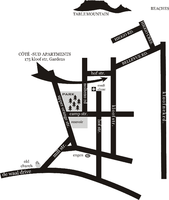 Map to Apartments